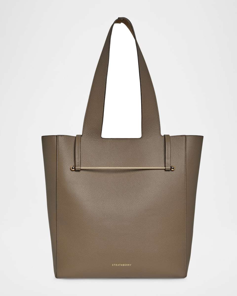 Melody Grained Leather Tote Bag